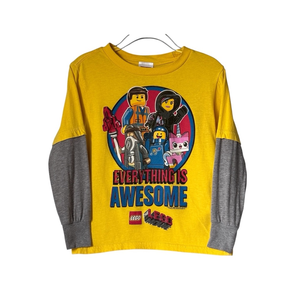 2014 LEGO Movie Kids Long Sleeve Tee - XS